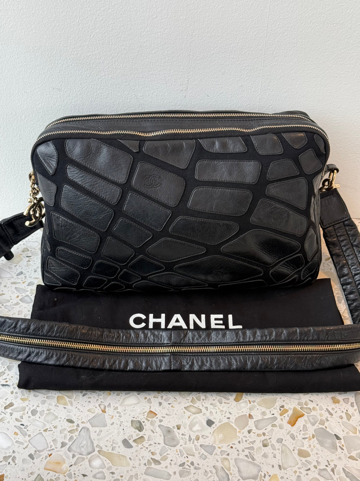 Chanel Scales Camera Crossbody