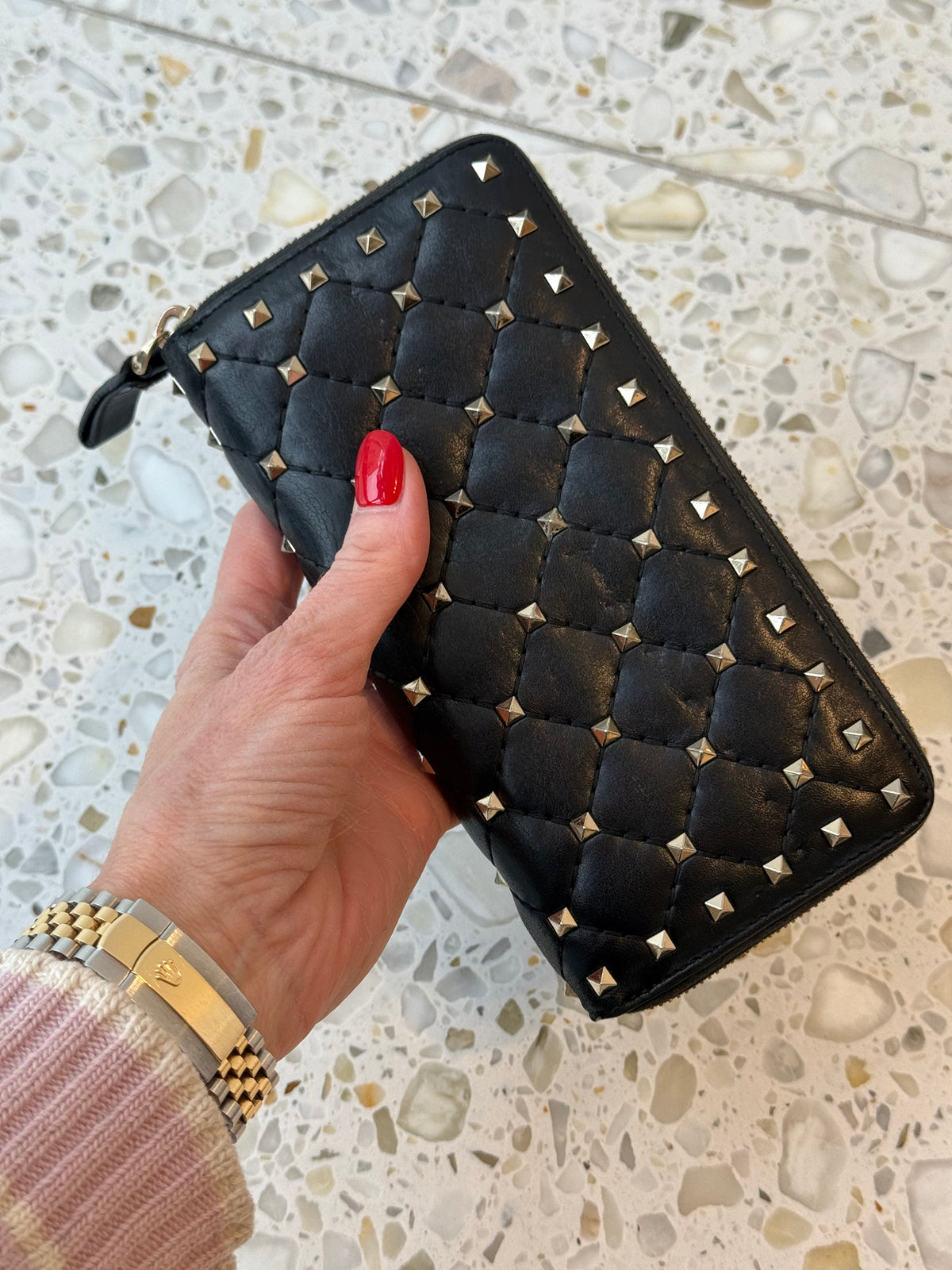Valentino Rockstud lommebok