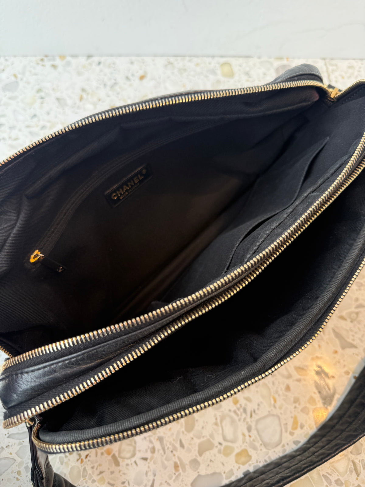 Chanel Scales Camera Crossbody