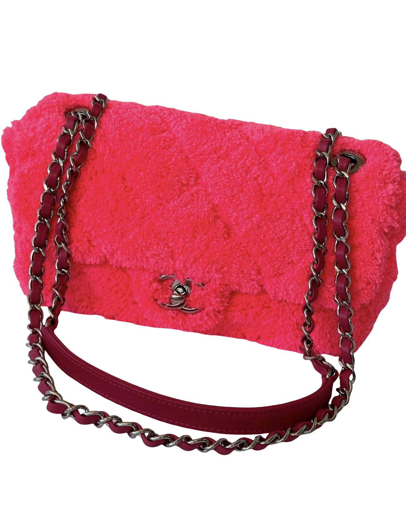 Chanel Pink Fluffy Flap Bag