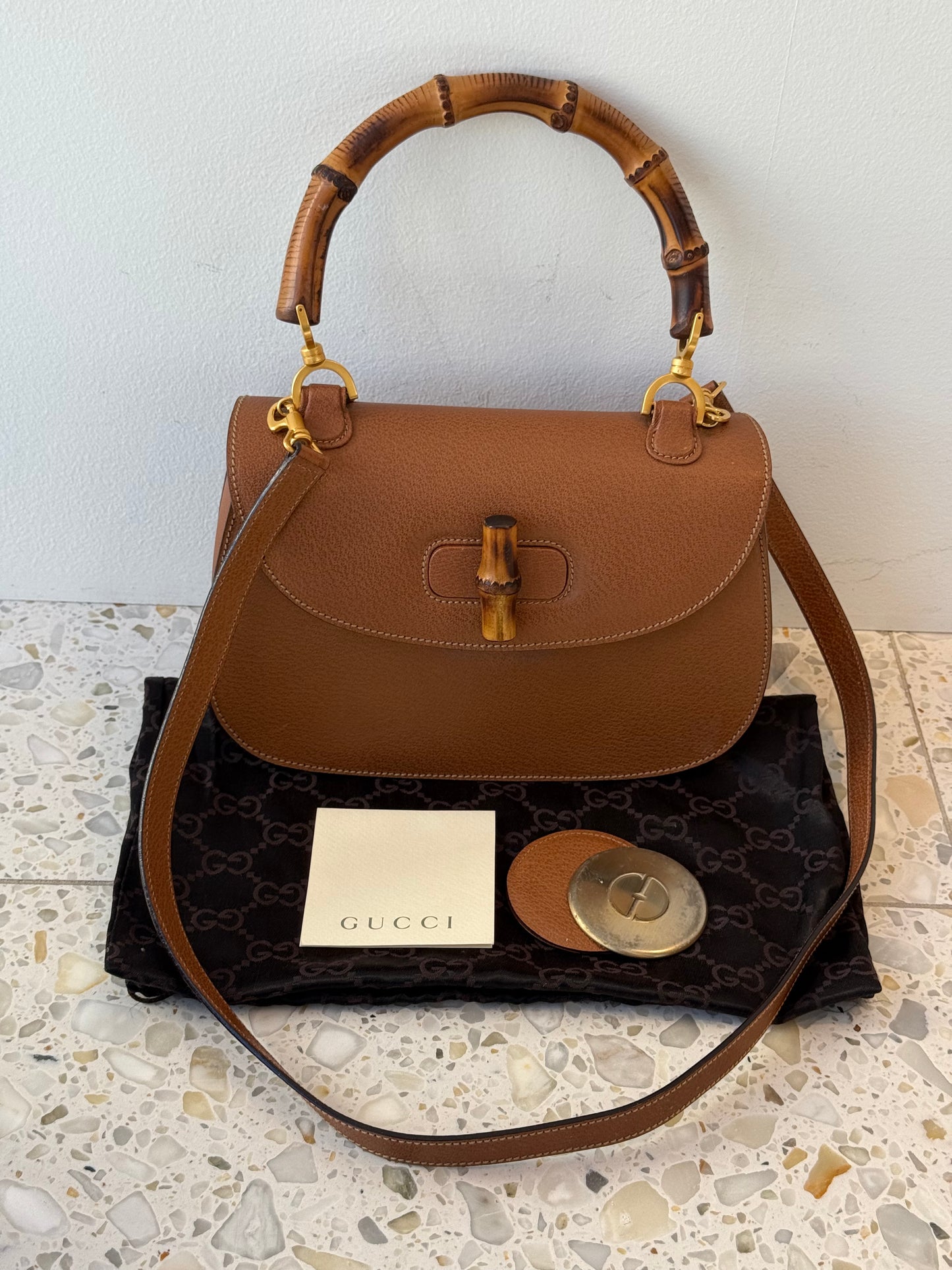Gucci Bamboo 1947 Top Handle Bag