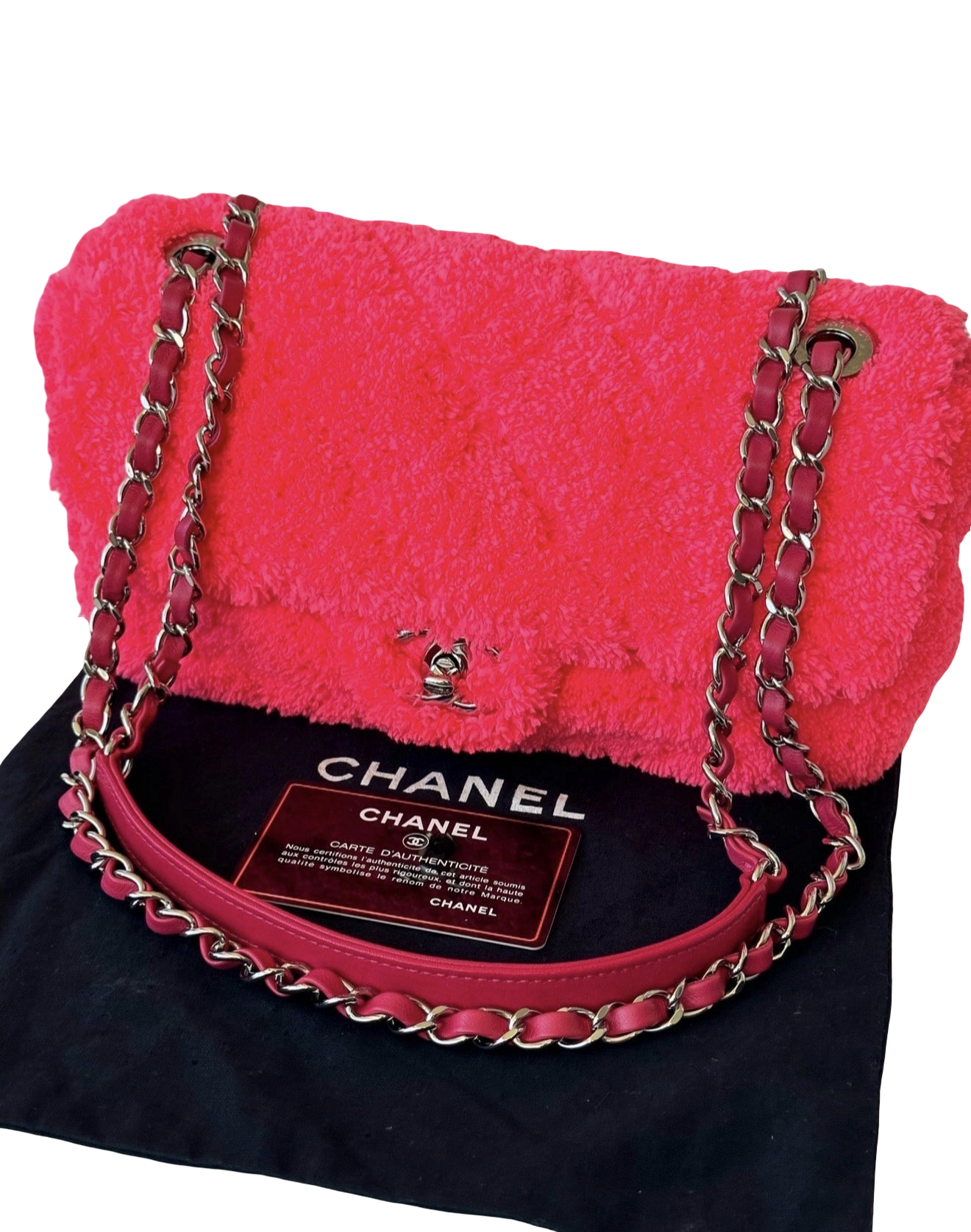 Chanel Pink Fluffy Flap Bag