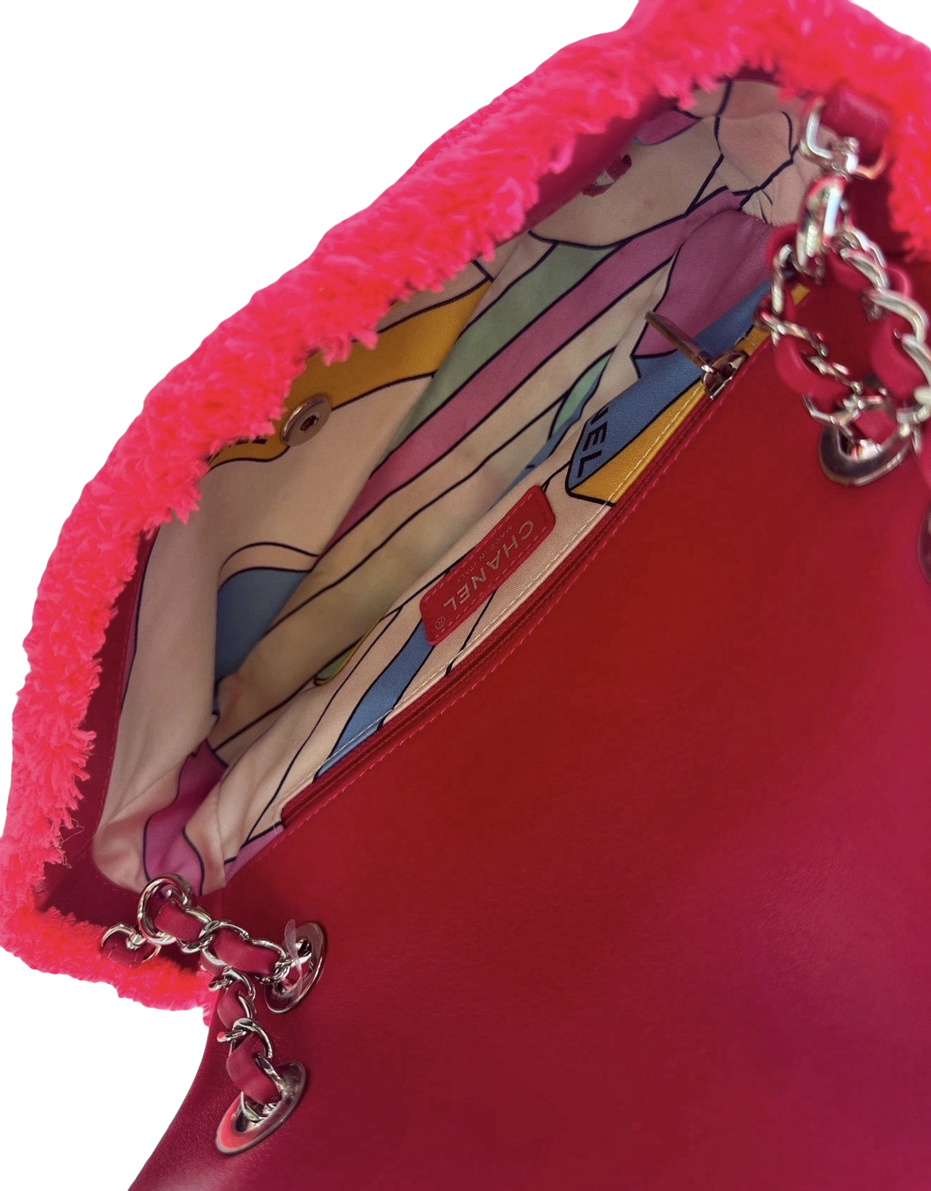 Chanel Pink Fluffy Flap Bag