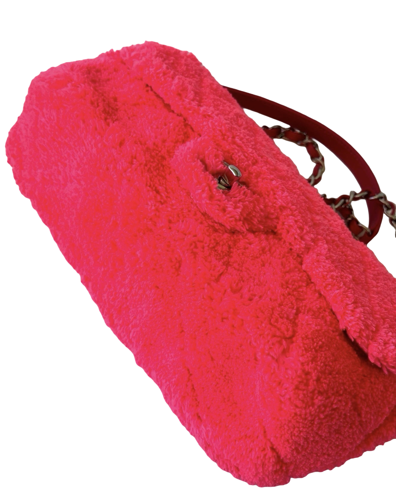 Chanel Pink Fluffy Flap Bag