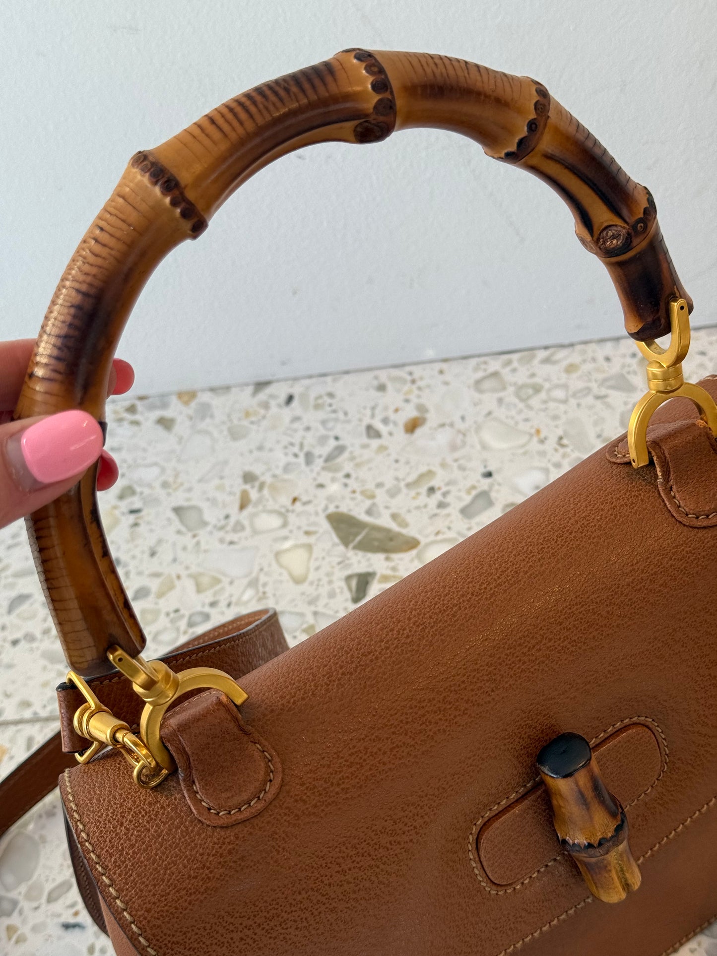Gucci Bamboo 1947 Top Handle Bag